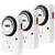 iPower GLTIMEX3 3-Pack 24 Hour Plug-in Mechanical Electric Outlet Grounded, 15 Minute Interval Timer, White