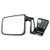 Driver Side Mirror for Jeep Wrangler (1987 1988 1989 1990 1991 1992 1993 1994 1995) Black Non-Heated Folding Left Outside Rear View Replacement Door Mirror Arm Included - Part Link #: CH1320102