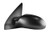 Driver Side Textured Side View Manual Remote Non-Folding Mirror for 2000-2002 Ford Focus - Parts Link #: FO1320179