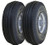Marathon 2-Pack 4.10/3.50-4" Pneumatic (Air Filled) Hand Truck / All Purpose Utility Tires on Wheels,  2.25" Offset Hub, 5/8" Bearings