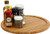 Ybm Home Bamboo Lazy Susan Single Turntable (1, 14")
