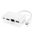 TNP USB C to HDMI + USB 3.0 Type A + Gigabit Ethernet + USB Type C Power Delivery Charging Port Hub Adapter - USB-C to SuperSpeed USB, RJ45 LAN Network Card, 4K 1080P Video Audio Converter Cable Wire