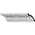 3 5/8"H x 3 5/8"P x 5 1/4"F x 94 1/2"L Strasbourg Crown Moulding