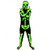 Morphsuits Glow in The Dark Skeleton Kids Halloween Costume - Large
