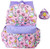 KBNL Unicorn Print 16" Full Size Backpack with Emoji Erasers!