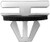15 GM Side Door, Wheel Opening & Rocker Moulding Clips 91176726