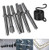 Kelife 7 Pcs Heavey Duty Smoothing Pneumatic Air Rivet Hammer Chisel Bits Tools Kit with Spring
