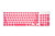 KeyCover - Ultra Thin Silicone Keyboard Cover Compatible with Logitech K780 Wireless Keyboard - Pink