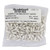Artistic Wire 301B-002 Beadalon 144-Piece Small Barrel Clap, Silver Plate