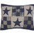 VHC Brands Primitive Bedding Blue Ninepatch Sham, Standard, Navy