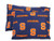 College Covers Syracuse Orangemen Pillowcase Pair Solid, Includes 2 Standard Pillowcases