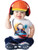 InCharacter Baby Boy's Beats DJ Costume, White/Orange, Medium by Fun World