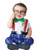 InCharacter Baby Boy's Nursery Nerd Costume, White/Blue, X-Small