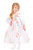 Little Adventures White Floral Beauty Princess Dress Up Costume (Small Age 1-3)