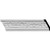 2 3/4"H x 1 1/2"P x 3 1/8"F x 94 1/2"L Piedmont Crown Moulding