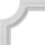 Ekena Millwork PML06X06AS Ashford Panel Molding Corner, 6 1/8-Inch x 6 1/8-Inch
