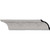 3 7/8"H x 3 3/4"P x 5 3/8"F x 94 1/2"L, (7 7/8" Repeat), Logan Crown Moulding