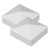 2-Pack White PVC Vinyl 4 inch x 4 inch External Pyramid Post Cap