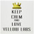 3dRose Gold Crown Keep Calm And Love Yellow Labs - Greeting Cards, 6 x 6 inches, set of 6 (gc_121377_1)
