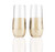 Flexi Set of 2 Stemless Champagne Flutes by True