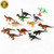 Wekity Animals Figures,12pc Mini Jungle Dinosaur Figures Set, Preschool Toys Animal Learning for Kids Wild Animal Figures Zoo Birthday Party Supplies Plastic Animals Toys for Toddlers (Mini Figures)
