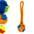 Petpany Dog Toys Chewing Rubber Toys Puppy Ropes Dog Balls Adult Dogs for Teeth Cleaning and Gums Massage