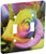 3dRose lsp_107332_2 Tye Dye Roses, Rainbow Roses Double Toggle Switch