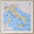 3dRose LLC 8 x 8 x 0.25 Inches Mouse Pad, Map of Modern Day Italy (mp_109161_1)