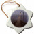 3dRose orn_96937_1 Wa, Whidbey Island Coupeville Wharf in Fog, Path-Us48 Tdr0742-Trish Drury-Snowflake Ornament, 3-Inch, Porcelain