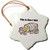 3dRose orn_102567_1 This Is How I Roll Cement Truck Design-Snowflake Ornament, 3-Inch, Porcelain