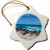 3dRose orn_107107_1 Kua Bay Beach Park at Kailua Kona, Hawaii-Snowflake Ornament, 3-Inch, Porcelain