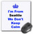 3dRose Dont Keep Calm Seattle Blue and Black Letters on White Background Mouse Pad (mp_180042_1)