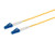 Monoprice Fiber Optic Cable - 1M (Meter) - LC/UPC-LC/UPC, G657A1, Single Mode, Simplex, 2mm, PVC