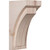 Ekena Millwork CORW05X07X14FEAL Wood Corbel, 5 1/2"W x 7 3/4"D x 14"H, Alder