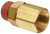 Control Devices Brass Load Genie Unloading Check Valve, 1/4' NPT Female x NPT Male