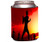 Rikki Knight"Zombies on Red Background Design" Beer Can Soda Drinks Cooler