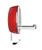 WENKO 50578100 Flip Hook Premium Delta 3.1 x 4.7 x 1.0 inch Red