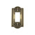 Nostalgic Warehouse 719713 Meadows Switch Plate with Single Rocker, Antique Brass