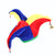 IDS Home Funny Multicolor Halloween Jester Clown Mardi Gras Party Costume Hat IDS Home Funny Multicolor Halloween Jester Clown Mardi Gras Party Costume Hat