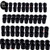 LED Light Emitting Diode Holder, Ltvystore LED Lamp Socket Diode Holder Plastic Black Clip Bezel Mount Useful 3MM 5MM 8MM 10MM, Pack of 60