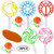 25 PCS Bubble Wands Set, Giant Bubble Wands Bulk Large Bubble Sticks Making Wand Dipping Dish Assortment Colorful Bubble Wands Toys for Kids Toddlers