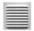 Duraflo 621212 Gable Vent, 12-Inch X 12-Inch