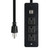 Conference Recessed Power Strip Socket with Surge Protector 10ft Desktop Power Cord -3-Outlet Surge Protector with 2 USB Ports