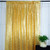 HeMiaor 2x8ft Gold Sequin Curtain for Wedding Backdrop Party Photography Background