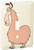 3dRose lsp_104174_1 Goofy Llama Cartoon Single Toggle Switch