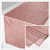 Zdada Blush Sparkly Tablerunners New Year Eve Dinning Room Sequin Table Linens-12 x72