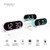 Mooas Pop Mirror LED Alarm Desk Clock, LED Clock, Alarm/Snooze, Temperature Clock (Mint Blue)