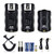 Wireless Flash Trigger JJC Remote Control Flash Trigger Kit for Canon Flash 600EX 580EX on Canon T6 T5 T3 T7i T6s T6i T5i T4i T3i T2i T1i SL2 SL1 80D 77D 70D 60Da 60D M6,etc with 2 Receivers