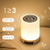 Night Light Bluetooth Speaker, Portable Wireless Speaker with Bluetooth, Touch Control, Color LED Speaker, Bedside Table Lamp, Speakerphone/TF Card/AUX-in Supported
