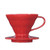 Hario V60 Plastic Coffee Dripper, Size 01, Red